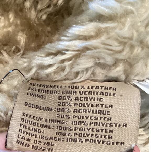 Columbia Womens Suede Penny Lane Jacket Size Medium Chore Coat Faux Fur Country - Picture 7 of 12